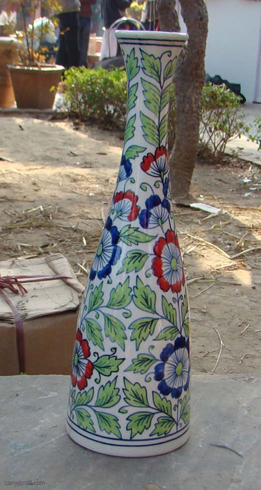 ceramic-flower-vase-hand-painted