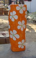 orange-flower-vase