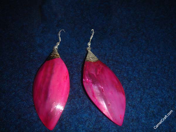 pink-shell-leaf-earring-ER-007