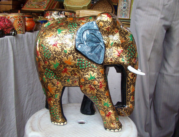elephant paper mache