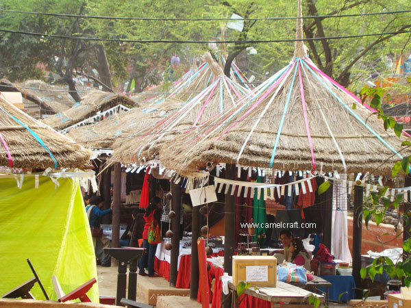 Stall in the Huts of Surajkund Crafts Fair