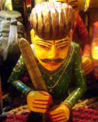 wooden statue