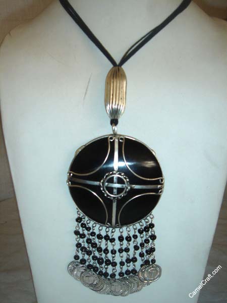 black-cross-pendent