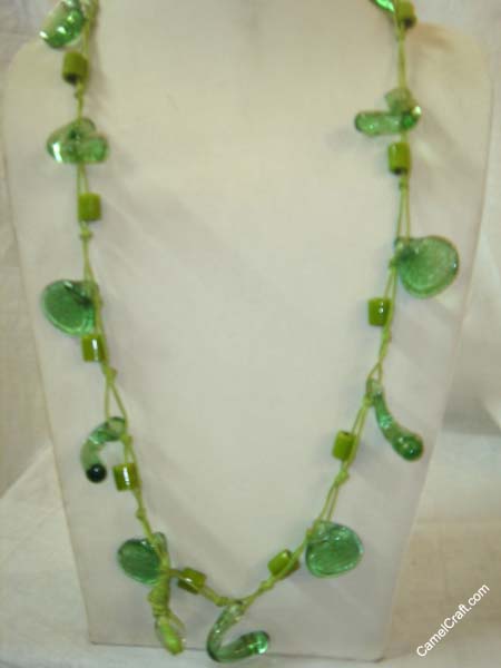 green-glass-beads-necklace