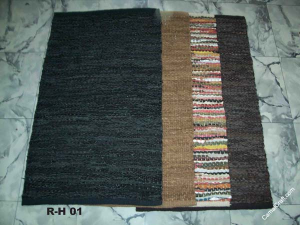 R-H 01 LEATHER RUGS